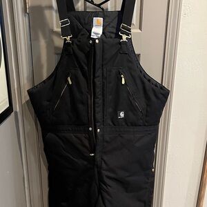 Carhartt Black Bib Overalls